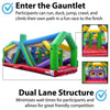 Image of 30' Retro Radical Run Extreme Unit #1 Obstacle Course w/Blower SKU-1817