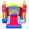 Image of POGO Inflatable Bouncers 6' Backyard Kids Colorful Castle Inflatable Bounce House with Slide by POGO 754972375108 7979 6' Backyard Kids Colorful Castle Inflatable Bounce House with Slide 