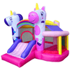 Image of POGO Inflatable Bouncers 6' Backyard Kids Unicorn Inflatable Bounce House with Slide by POGO 754972375139 7982