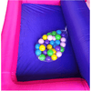 Image of POGO Inflatable Bouncers 8' Backyard Kids Deluxe Pink Dream House Inflatable Bounce House with Slide by POGO 754972375153 7984 8' Backyard Kids Deluxe Pink Dream House Inflatable Bounce w/ Slide