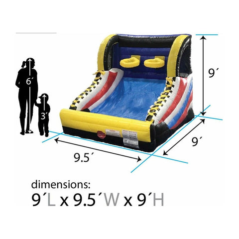 POGO Inflatable Bouncers 8'H Hoop Shot Interactive Game with Built-In Blower by POGO 781880284147 299 8'H Hoop Shot Interactive Game with Built-In Blower SKU# 299