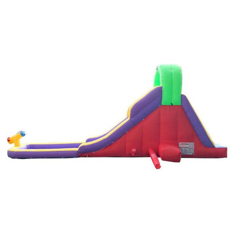 POGO Inflatable Bouncers 9.5'H Backyard Kids Inflatable Water Slide with Splash Cannon and Pool by POGO 12' Fire Red Marble Inflatable Water Slide w Blower by POGO SKU# 30