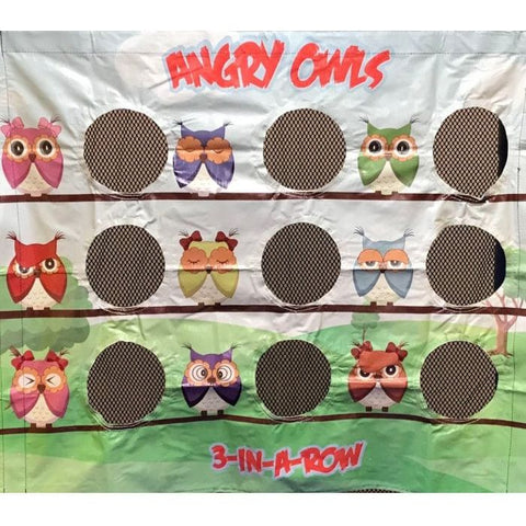 POGO Inflatable Bouncers Angry Owls UltraLite Air Frame Game Panel by POGO 754972320177 1544 Angry Owls UltraLite Air Frame Game Panel by POGO SKU#1544