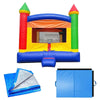 Image of POGO Inflatable Bouncers Crossover Rainbow Bounce House, Backyard Party Package by POGO $1,062.49 5504 Crossover Rainbow Bounce House, Backyard Party Package POGO SKU# 5504