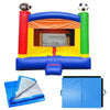 Image of POGO Inflatable Bouncers Crossover Sports Bounce House with Blower, Backyard Party Package by POGO 781880284109 5505 Crossover Sports Bounce House with Blower, Backyard Party Package POGO SKU# 5505