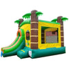 Image of POGO Inflatable Bouncers Crossover Tropical Bounce House Slide Combo with Wet Pool Attachment and Blower, Backyard Party Package by POGO 754972360586 5531 Crossover Tropical Bounce House Slide Combo Wet Pool Blower Party POGO