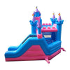 Image of POGO Inflatable Bouncers Deluxe Princess Bounce House and Slide Combo with Blower by POGO 781880284055 893 Deluxe Princess Bounce House and Slide Combo with Blower  SKU# 893