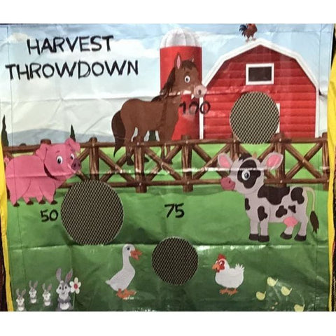 POGO Inflatable Bouncers Harvest Throwdown UltraLite Air Frame Game Panel by POGO 754972356435 1560 Harvest Throwdown UltraLite Air Frame Game Panel by POGO SKU#1560