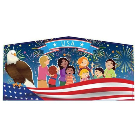 POGO Inflatable Bouncers July 4th Modular Panel by POGO 754972337311 93-Pogo