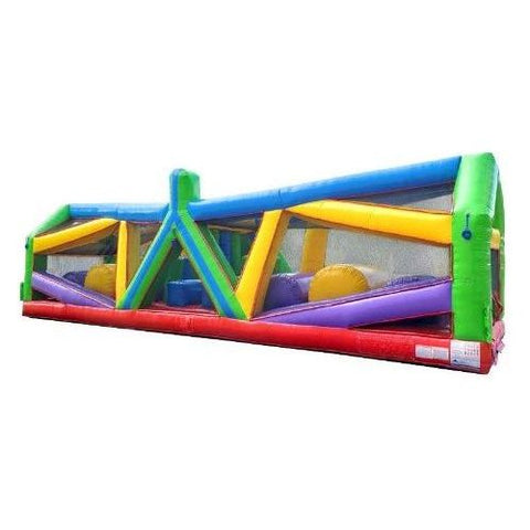 POGO Obstacle Courses 40' Retro Radical Run Extreme Unit #3 Inflatable Obstacle Course with Blower by POGO 754972370097 6508 40' Retro Radical Run Extreme Unit3 Inflatable Obstacle Course Blower