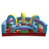 Image of POGO Obstacle Courses Retro Rainbow U-Turn Inflatable Obstacle Course with Blower by POGO 754972349116 3479