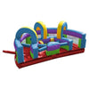 Image of POGO Obstacle Courses Retro Rainbow U-Turn Inflatable Obstacle Course with Blower by POGO 754972349116 3479