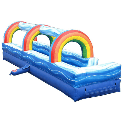 POGO SLIP N SLIDE 25' Blue Marble Inflatable Slip n Slide with Blower by POGO 754972348331 2849 25' Blue Marble Inflatable Slip n Slide with Blower by POGO SKU# 2849