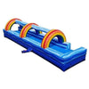 Image of POGO Slip N Slides 30' Blue Marble Inflatable Slip n Slide with Blower by POGO 754972348348 2888 30' Blue Marble Inflatable Slip n Slide with Blower by POGO SKU# 2888
