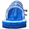 Image of POGO Slip N Slides 35' Blue Marble Dual Lane Inflatable Slip n Slide with Blower with Velcro by POGO 754972364751 5344 35' Blue Marble Dual Lane Inflatable Slip n Slide Blower Velcro #5344