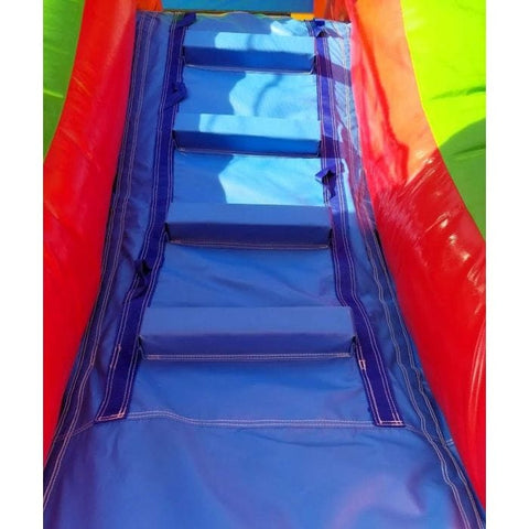 POGO Water Parks & Slides 14.5'H Kids Modern Rainbow Water Slide Bounce House Combo with Blower by POGO 754972338219 1897 14.5'H Kids Modern Rainbow Water Slide Bounce House Combo Blower POGO