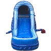 Image of POGO Water Slides 12' Blue Marble Rear Entry Wet / Dry Inflatable Slide by POGO 754972307017 7085