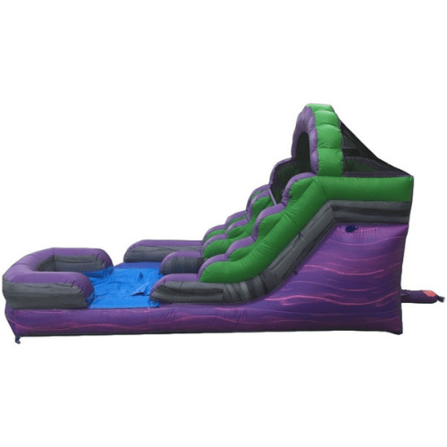 12'H Purple Marble Inflatable Water Slide with Blower by POGO | My ...