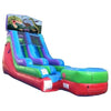 Image of POGO Water Slides 15' Modular Retro Rainbow Inflatable Water Slide by POGO 2543