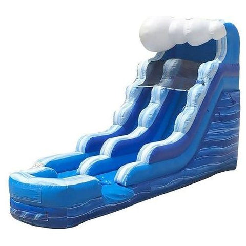 15'H Tidal Wave Marble Inflatable Water Slide with Blower by POGO | My ...