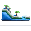Image of POGO Water Slides 15' Tropical Marble Double Bay Inflatable Water Slide with Blower by POGO 754972373296 7536 15' Tropical Marble Double Bay Inflatable Water Slide Blower POGO