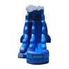Image of POGO Water Slides 18' Blue Marble Wave Inflatable Water Slide with Blower by POGO 754972307062 2702 18' Blue Marble Wave Inflatable Water Slide w Blower by POGO SKU#2702