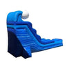 Image of POGO Water Slides 18' Blue Marble Wave Inflatable Water Slide with Blower by POGO 754972307062 2702 18' Blue Marble Wave Inflatable Water Slide w Blower by POGO SKU#2702