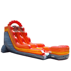 POGO Water Slides 18' Fire Red Marble Inflatable Water Slide with Blower by POGO 754972307031 2724
