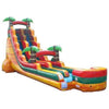 Image of POGO Water Slides 22' Tropical Fire Marble Inflatable Water Slide with Blower by POGO 754972356350 3379 22' Tropical Fire Marble Inflatable Water Slide with Blower POGO 3379
