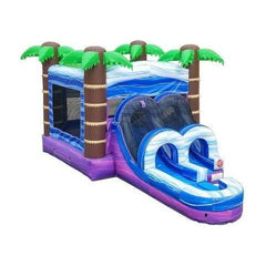 14.5' H Kids Tropical Water Slide Bounce House Combo with Blower by POGO