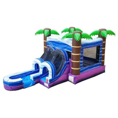 POGO Water Slides Kids Tropical Water Slide Bounce House Combo with Blower by POGO 754972338233 6990