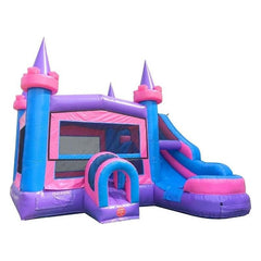 POGO Waterslide Modular Pink Castle Water Slide Bounce House Combo with Blower by POGO 754972338295 7001