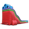 Image of POGO WET N DRY COMBOS 24' Retro Rainbow Double Bay Inflatable Water Slide with Blower by POGO 754972361002 2758