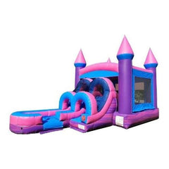 POGO WET N DRY COMBOS Kids Pink Water Slide Bounce House Combo with Blower by POGO 754972338226 7000 Kids Pink Water Slide Bounce House Combo with Blower by POGO SKU# 7000