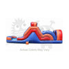 Image of Rocket Inflatables Inflatable Bouncers 11'H Commercial Inflatable Obstacle Course Wet/Dry Slide- End Load- Multiple Lane by Rocket Inflatables 30′ Commercial Inflatable Obstacle WetDry Slide End Load Multiple Lane