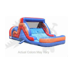 11'H Commercial Inflatable Obstacle Course Wet/Dry Slide- End Load- Multiple Lane by Rocket Inflatables