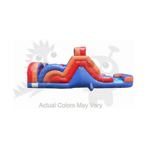 Rocket Inflatables Inflatable Bouncers 11'H Commercial Inflatable Obstacle Course Wet/Dry Slide- End Load- Multiple Lane by Rocket Inflatables 781880232407 OBS-30 11'H Commercial Inflatable Obstacle WetDry Slide EndLoad Multiple Lane