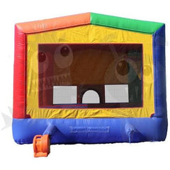 12'H Red/Yellow/Blue/Green Bounce House Module with Hoop by Rocket Inflatables