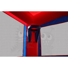 13×13 Blue & Red Bounce House with Hoop by Rocket Inflatables