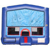Image of Rocket Inflatables Inflatable Bouncers 13×13 Blue & Red Bounce House with Hoop by Rocket Inflatables BOU-057-13 13x13 Blue & Red Castle Module Bounce House Hoop by Rocket Inflatables
