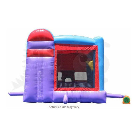 Rocket Inflatables Inflatable Bouncers 14.6'H (4-in-1) Inflatable Purple, Red & Blue Combo with Slide, Climbing Wall & Hoop – Super Durable by Rocket Inflatables 781880223887 COM-C44 14.6'H (4-in-1) Inflatable Purple, Red & Blue Combo with Slide, Climbing Wall & Hoop – Super Durable by Rocket Inflatables SKU# COM-C44