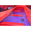 Image of Rocket Inflatables Inflatable Bouncers 14.6'H 5-in-1 Orange & Blue Combo with Slide, Climbing Wall & Hoop by Rocket Inflatables 781880223825 COM-C5 14.6'H 5in1 Slide, Climbing Wall & Hoop Rocket Inflatables SKU#COM-C5