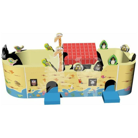 Rocket Inflatables Inflatable Bouncers 14′H 3-D Noah’s Ark Inflatable Combo with Obstacles & Slide by Rocket Inflatables 781880232414 COM-NA1535 14′H 3D Noah’s Ark Inflatable Combo Obstacles Slide Rocket Inflatables