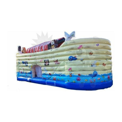 Rocket Inflatables Inflatable Bouncers 14′H 3-D Noah’s Ark Inflatable Combo with Obstacles & Slide by Rocket Inflatables 781880232414 COM-NA1535 14′H 3D Noah’s Ark Inflatable Combo Obstacles Slide Rocket Inflatables