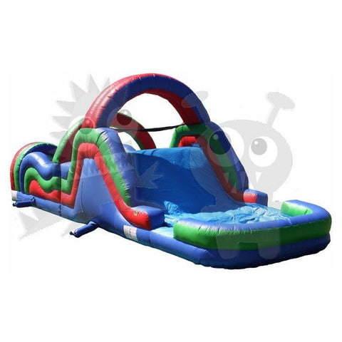 Rocket Inflatables Inflatable Bouncers 15'H Commercial Inflatable Obstacle Course Wet/Dry Slide – End Load- Multiple Lane by Rocket Inflatables 15'H Inflatable Obstacle WetDry Without Slide End Load Multiple Lane