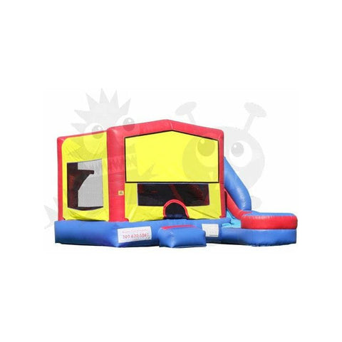 Rocket Inflatables Inflatable Bouncers 16'H 6-in-1 Inflatable Combo Jumper, Slide Pool, Climbing Wall, and Basketball Hoop by Rocket Inflatables COM-650 16'H 6-in-1 Inflatable Combo Jumper, Slide Pool, Climbing Wall, and Basketball Hoop by Rocket Inflatables SKU#COM-650