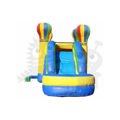 Rocket Inflatables Inflatable Bouncers 16'H Inflatable 3-D Hot Air Balloon Wet/Dry Commercial Combo with Slide Pool & Hoop by Rocket Inflatables COM-523 16'H Inflatable 3-D Hot Air Balloon Wet/Dry Commercial Combo with Slide Pool & Hoop SKU#COM-523