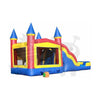 Image of 16'H Inflatable Castle Combo Wet/Dry with Pool Slide, & Basketball Hoop SKU#COM-500