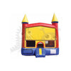 Image of 16'H Inflatable Neutral Castle Point Combo Bouncer with Slide, Climbing Wall & Hoop by Rocket Inflatables SKU#COM-C40