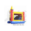 Image of 16'H Inflatable Neutral Castle Point Combo Bouncer with Slide, Climbing Wall & Hoop by Rocket Inflatables SKU#COM-C40